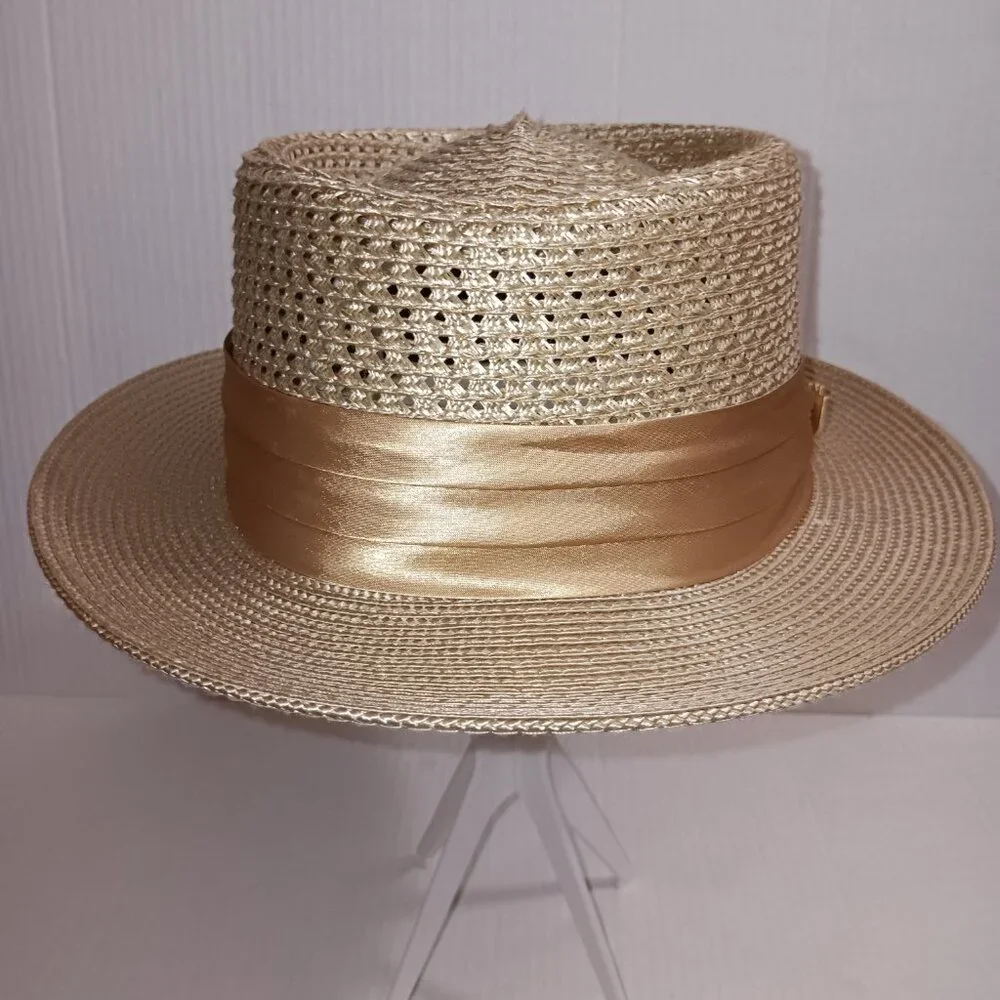 MONTIQUE MEN'S MESH STRAW HAT - Picture 11 of 11